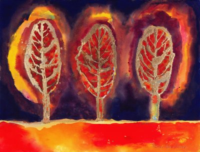 Blazing Trees, 1996 by Peter Davidson